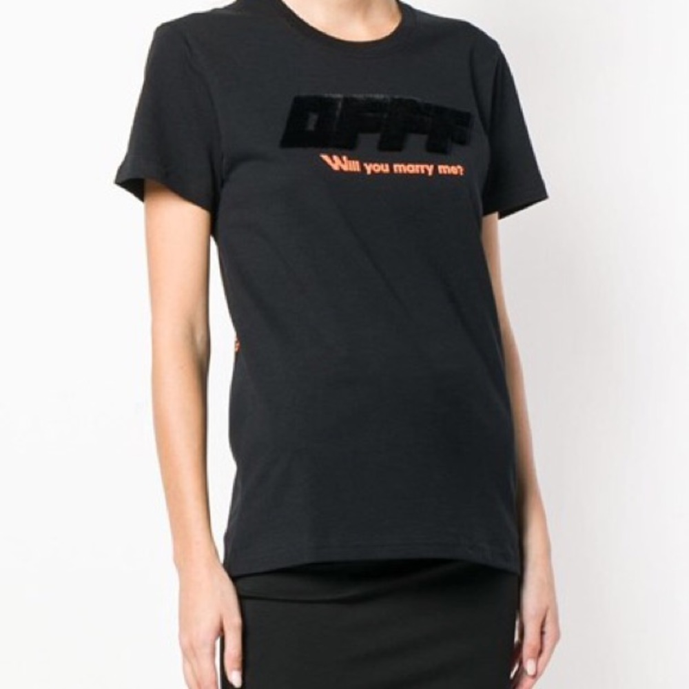 Authentic Off-White WILL YOU MARRY ME T-SHIRT